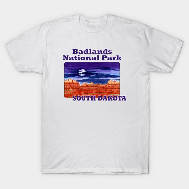 Badlands National Park, South Dakota T-Shirt by MMcBuck